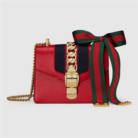 gucci sylvie small chain|gucci chain shoulder bag.